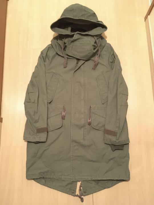❤️超美品❤️ マウジー moussy モッズコート カーキ サイズ1 取り外し可能 ❤️超美品❤️ マウジー moussy モッズコート カーキ サイズ1