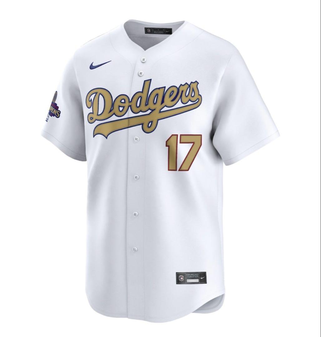 【新品】ロサンゼルスドジャース　ゴールドコレクション　大谷翔平選手　Lサイズ