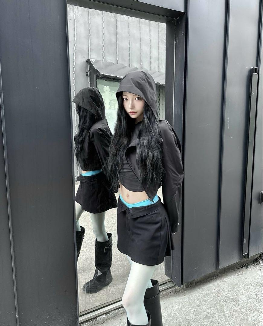 melt the lady back pleats skirt サイズS