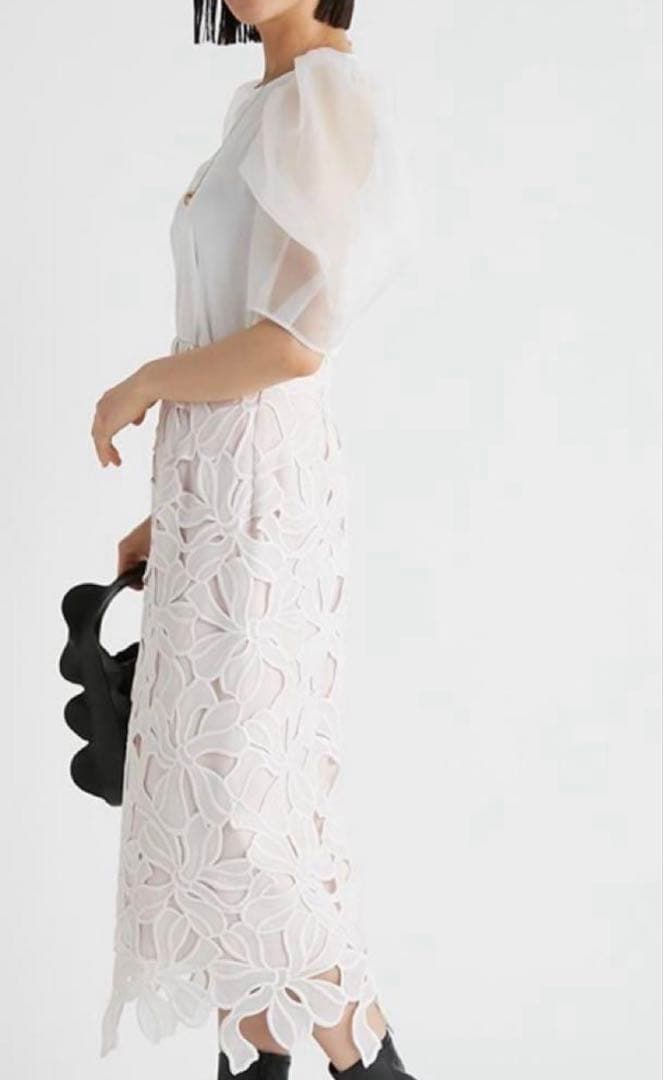 セルフォード|リボンレーススカート|32サイズ|ライトピンク