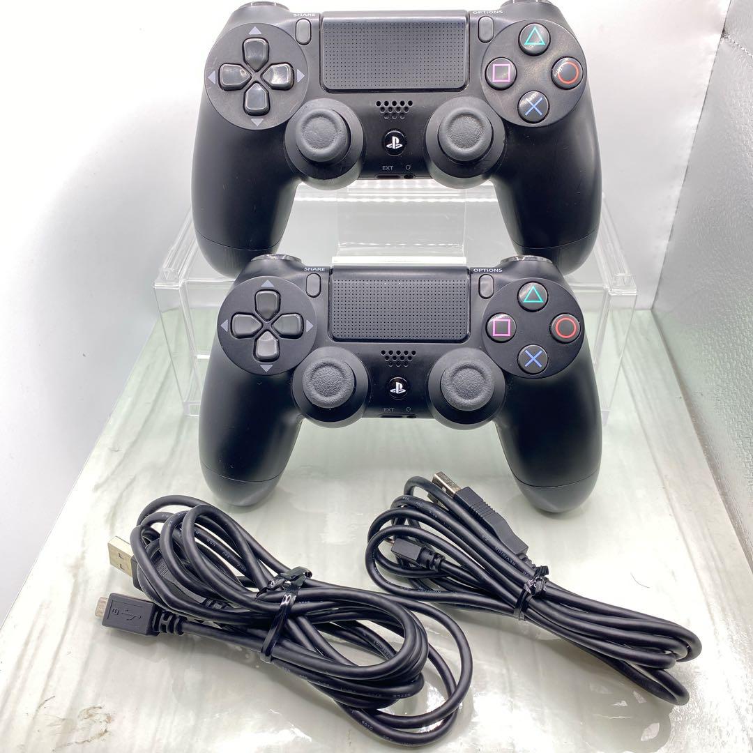 PS4 DualShock 4 コントローラー ブラック 2個セット 45番