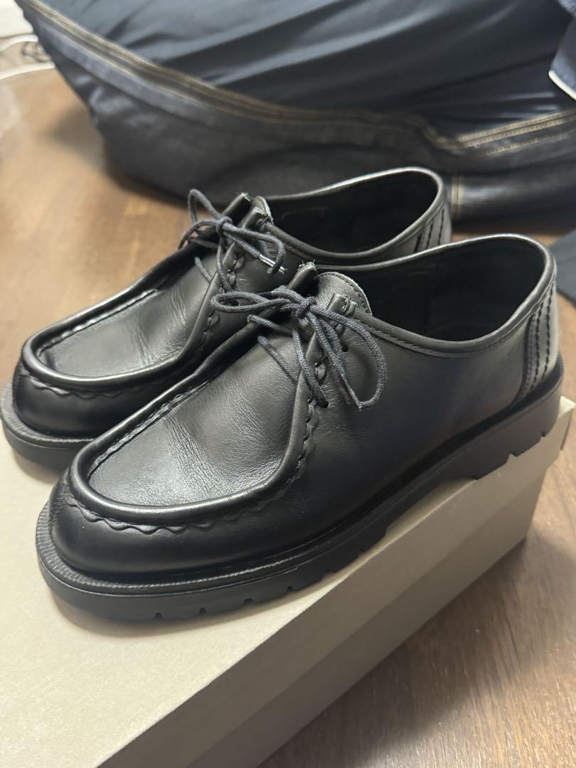 KLEMAN PADRE ブラック レースアップシューズ