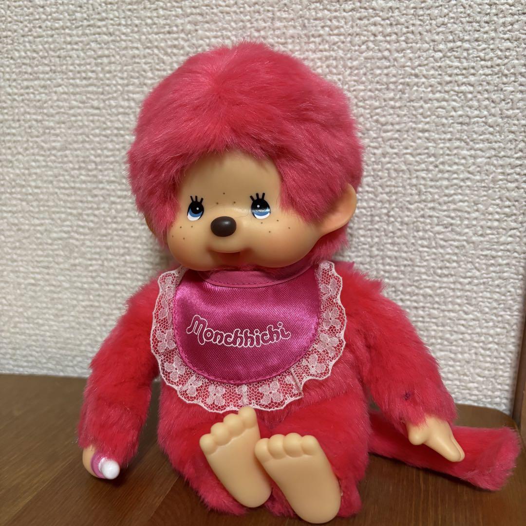 セキグチ　モンチッチ　30周年　ぬいぐるみ　ピンク