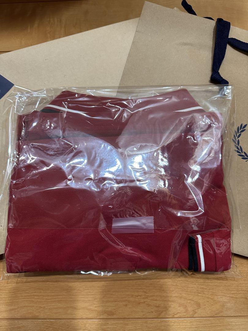 Fred Perry 赤 ポロシャツ 未開封