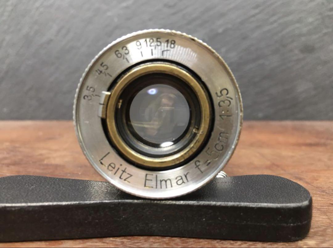 お手頃価格 50mm elmar f3.5 メルカリ - フードVALOO・L/Mリング + 整備済み レンズ(単焦点)
