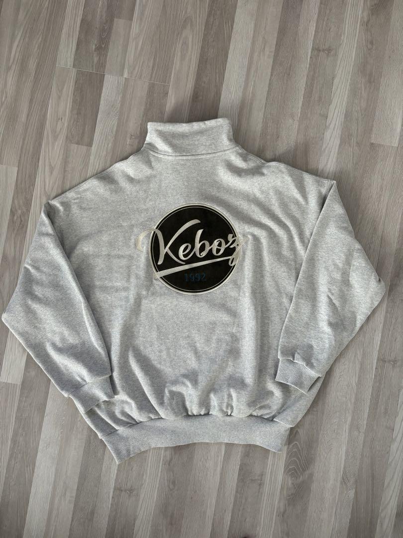 トップス keboz BBLOGO SWEAT HALFZIP BB LOGO HALF ZIP SWEAT PULLOVER（スウェット）｜KEBOZ（ケボズ