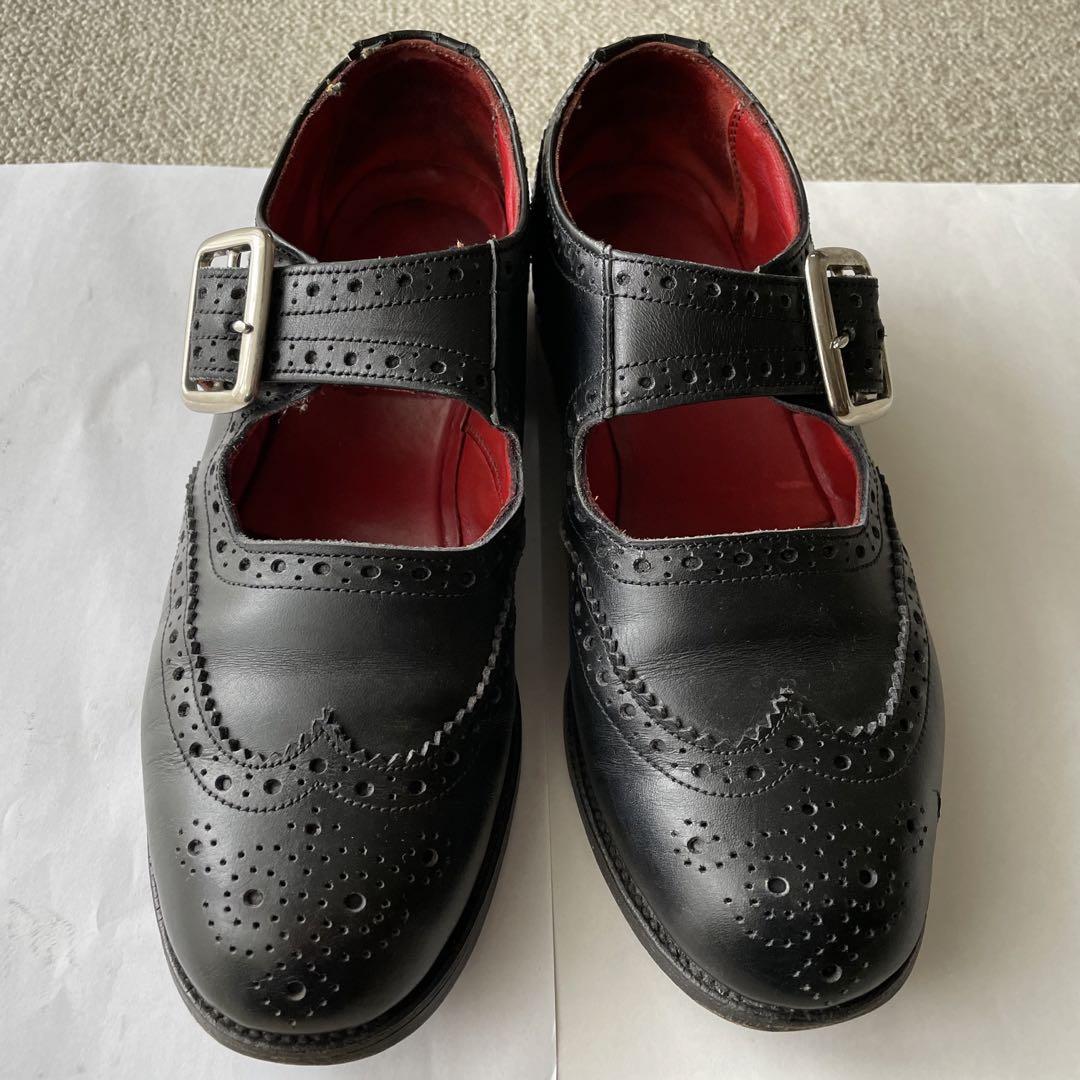Tricker's トリッカーズ メリージェーン レザーストラップシューズ