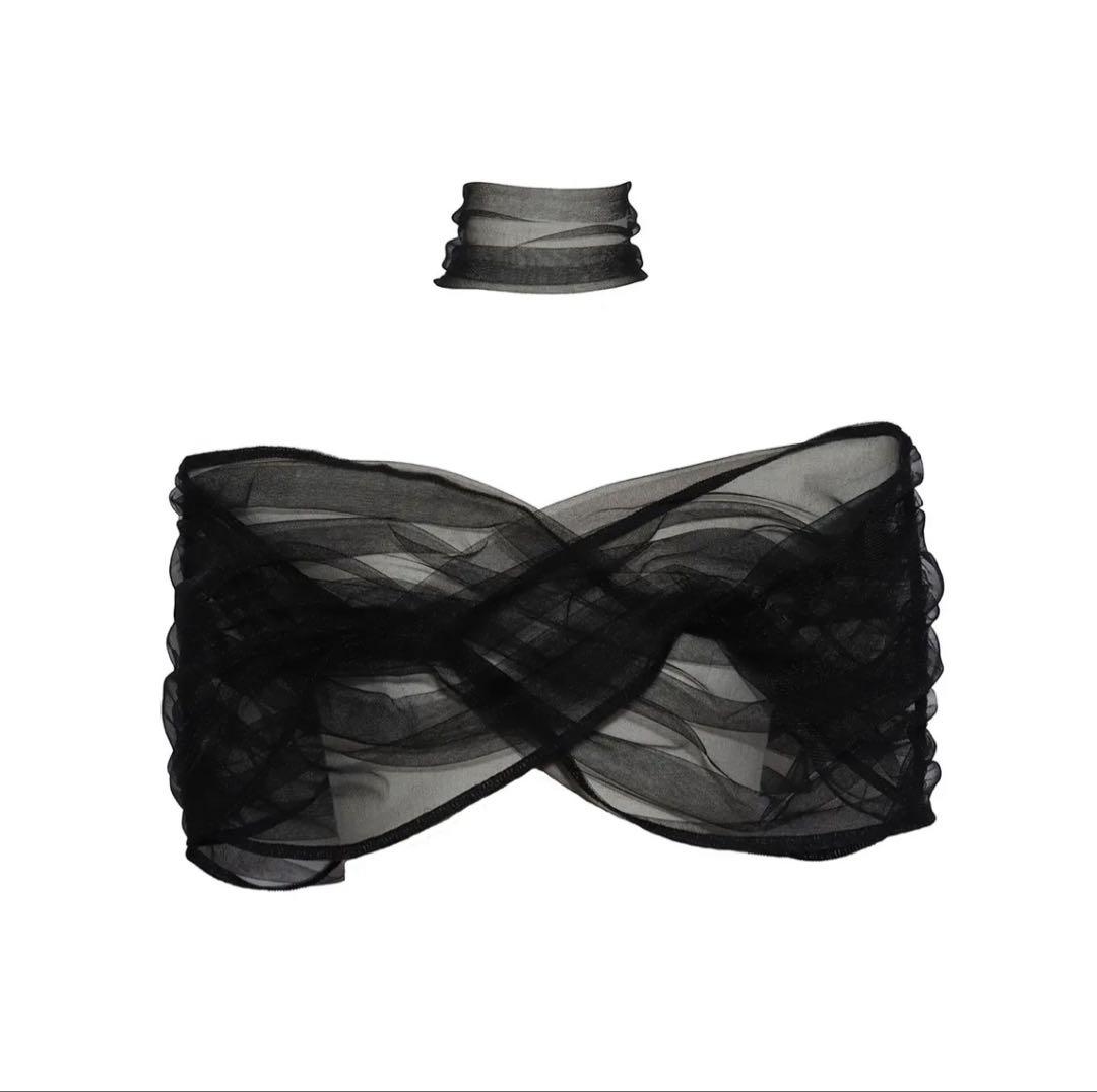 Someica tulle choker &stole