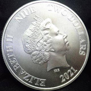 2021 Tree of life ニュージーランド1オンス 銀貨 クリアケース
