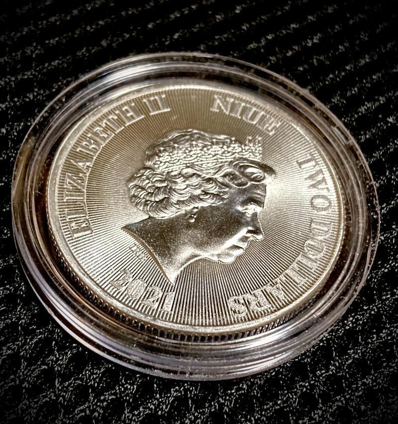 2021 Tree of life ニュージーランド1オンス 銀貨 クリアケース