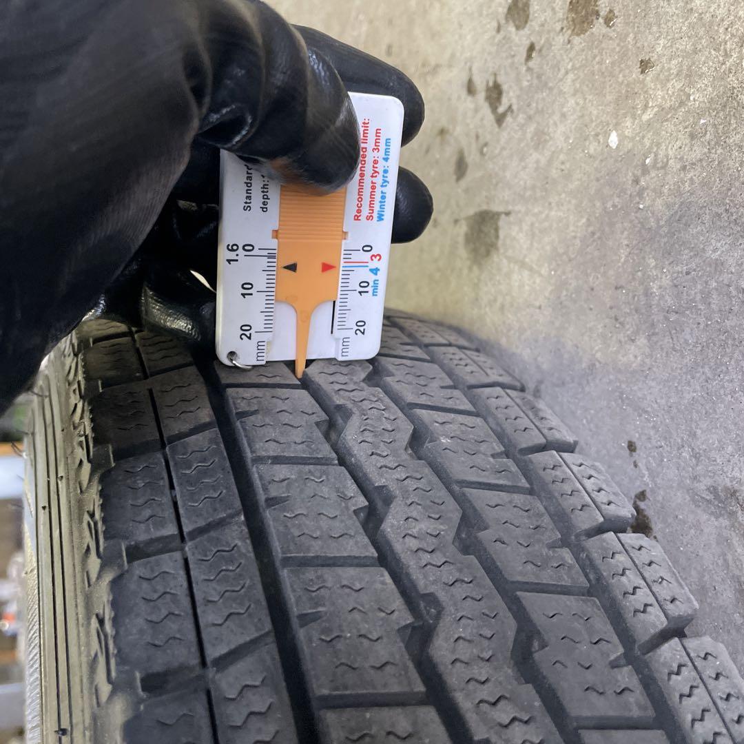 鉄チン　鉄ホイール　スチールホイール　スタッドレス　145/80R12 埼玉　黒