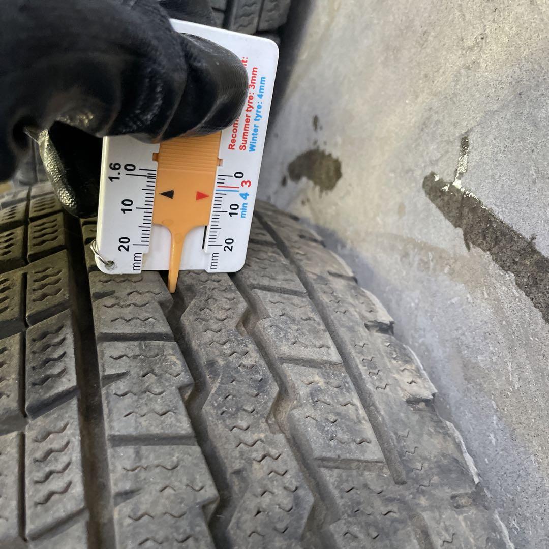 鉄チン　鉄ホイール　スチールホイール　スタッドレス　145/80R12 埼玉　黒