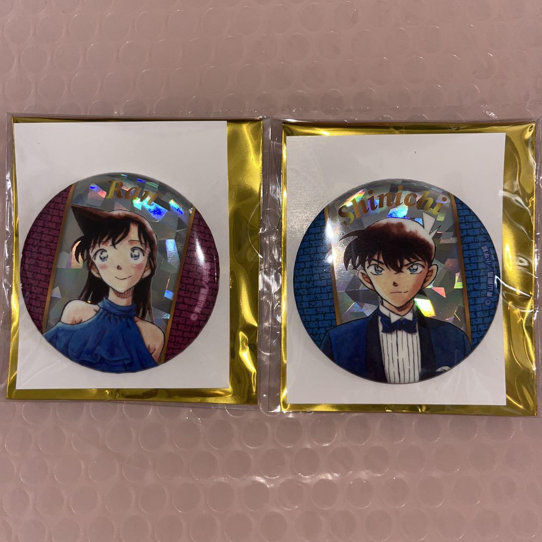 名探偵コナン CD特典 非売 缶バッジ 新一&蘭 名探偵コナン展 缶バッジ 蘭&新一 - メルカリ