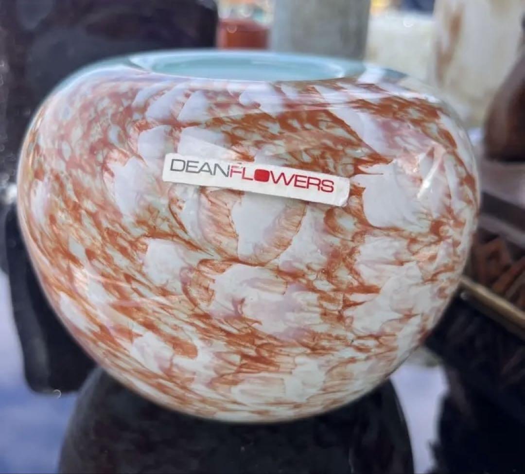 DEAN FLOWERS ガラス花瓶 中型