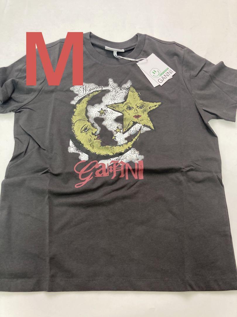 楽天 半袖Tシャツ グレー 月と星 GANNI 新品 メルカリ - トップス