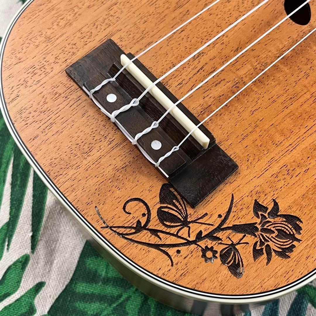 【入門セット】肉球が可愛いマホガニー材のソプラノ・ウクレレ【ウクレレ専門店】