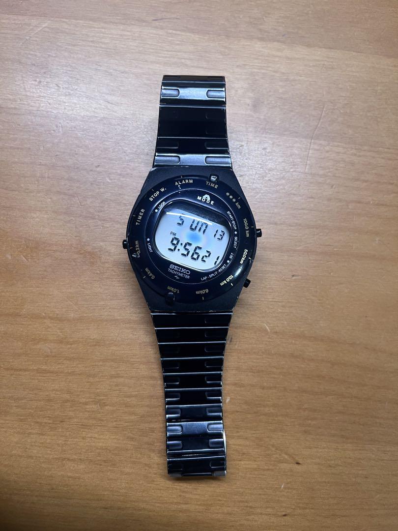 SEIKOセイコー　ジウジアーロ　初期モデル　A828-4000 稼動品！ 22,125円