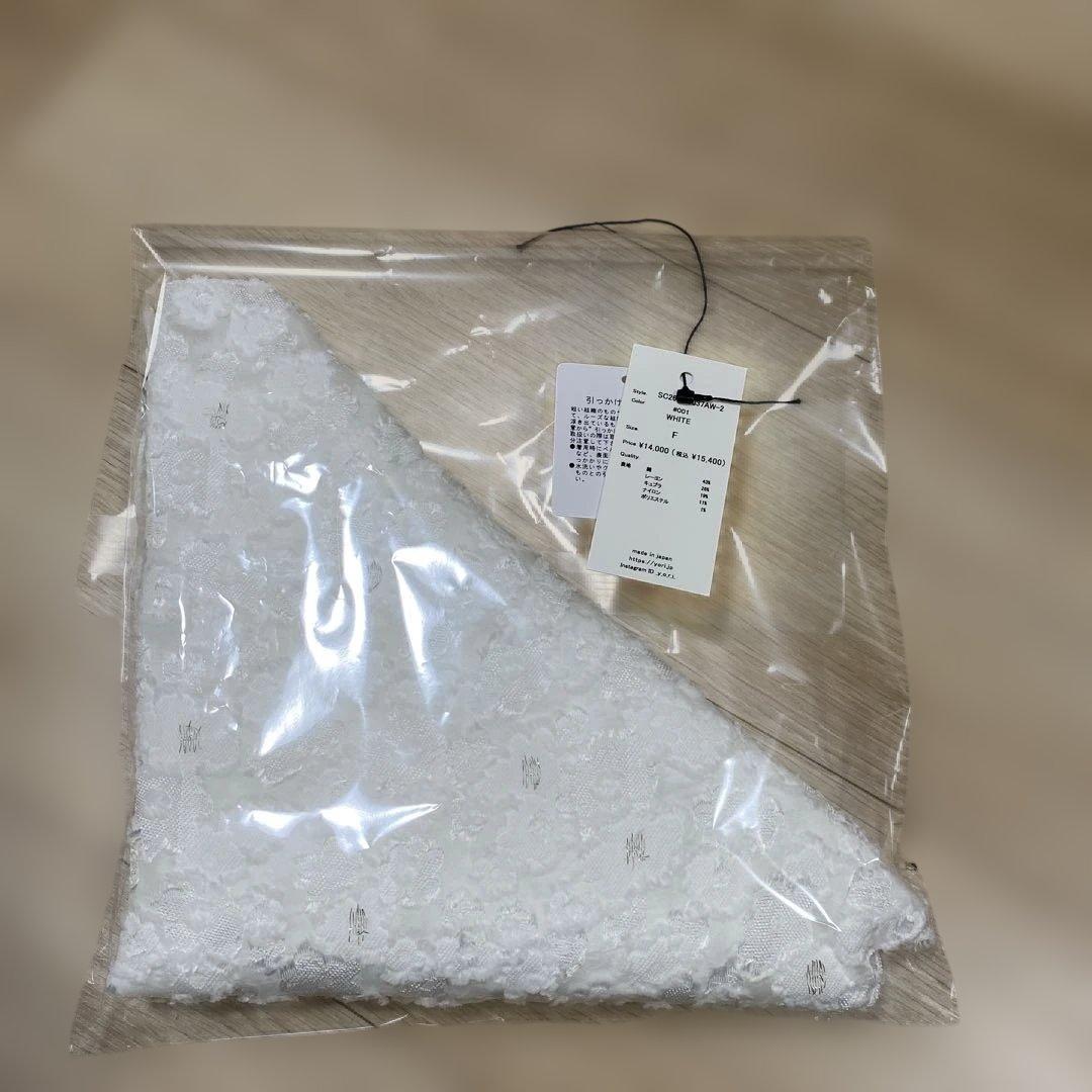 shirocon レースジャガードストール【2025AW】 shirocon レースジャガードストール【2025AW】