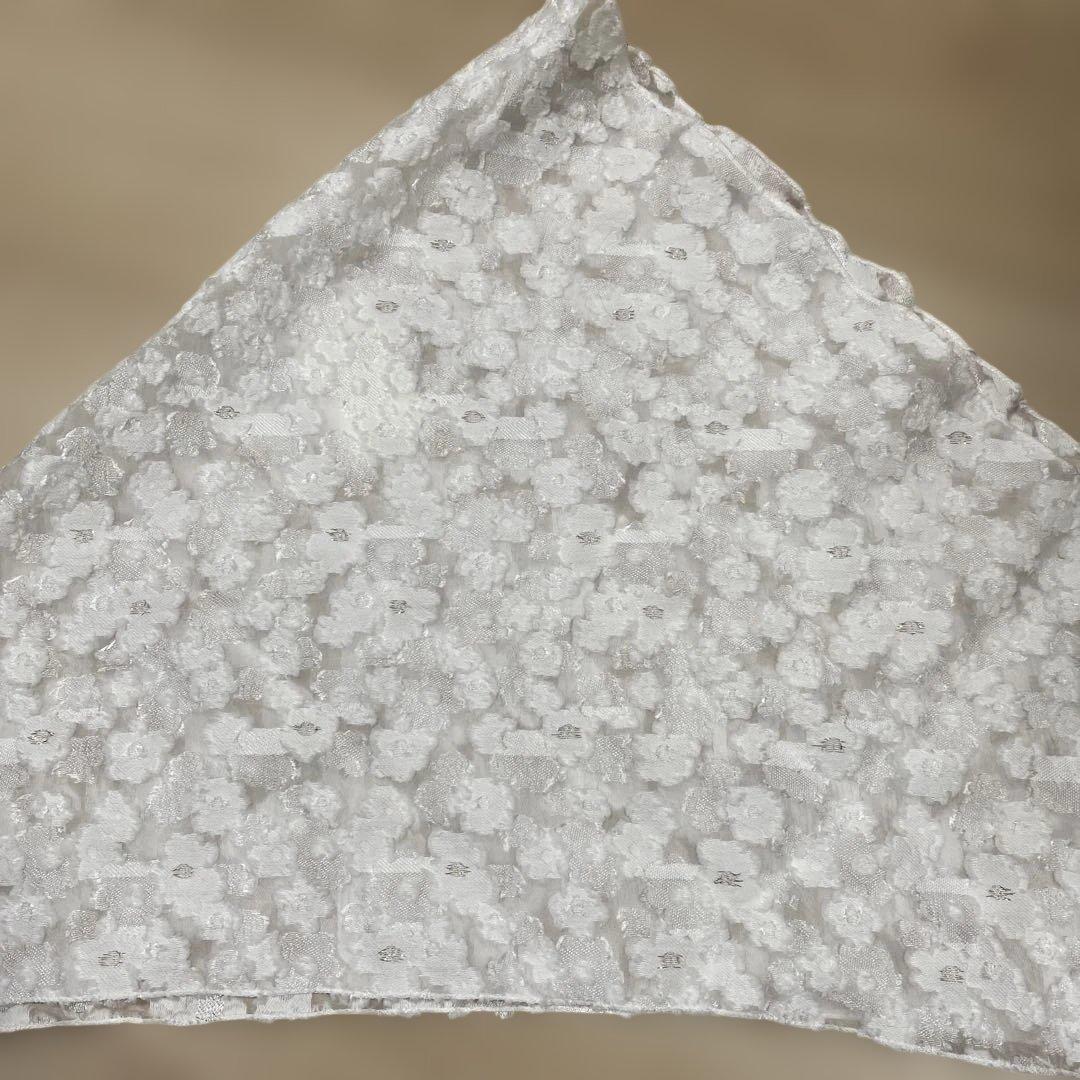 shirocon レースジャガードストール【2025AW】 shirocon レースジャガードストール【2025AW】