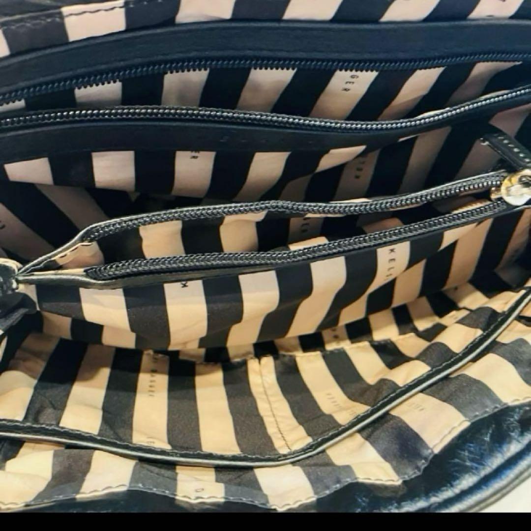 kelsi dagger 2way ショルダーバッグ ハンドバッグ レザー 黒