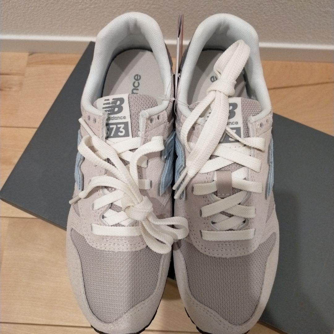 New Balance WL373BL2 23cmグレー/ブルー スニーカー