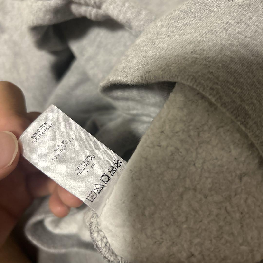 Supreme small box crewneck グレー