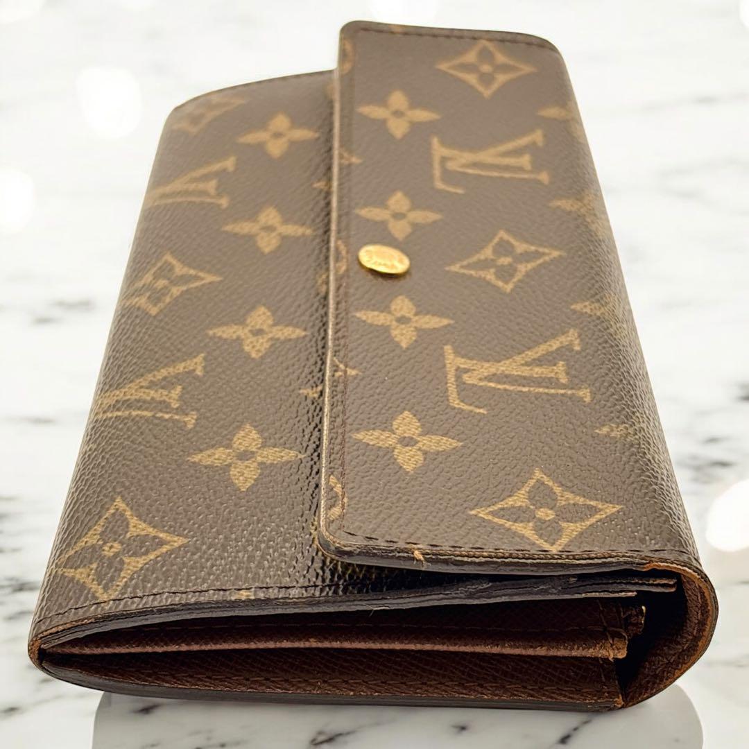 【鑑定済】ルイヴィトン ポルトフォイユ サラ カード×10枚 モノグラム 長財布