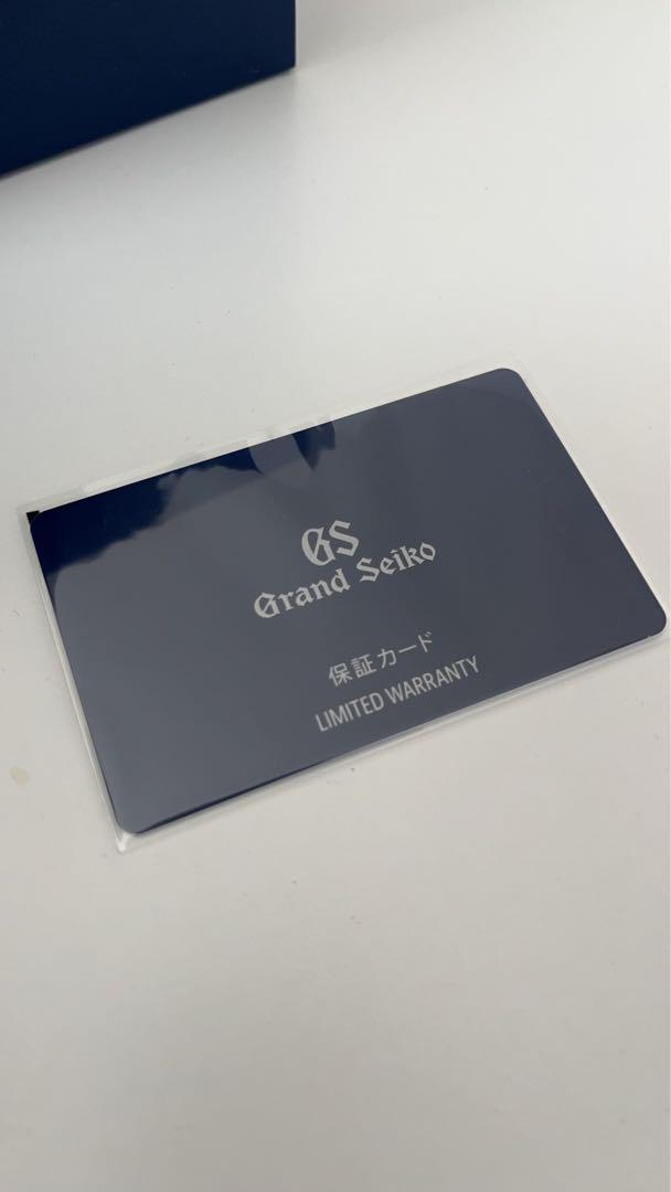 【新品未使用】Grand Seiko sbgp011