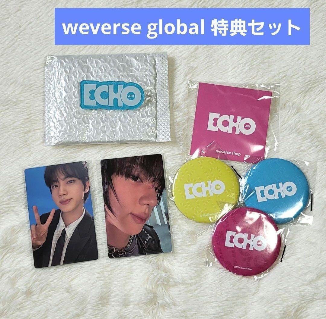 新品未使用☆BTS JIN ジン ECHO Weverse 特典 ミラー バッジ