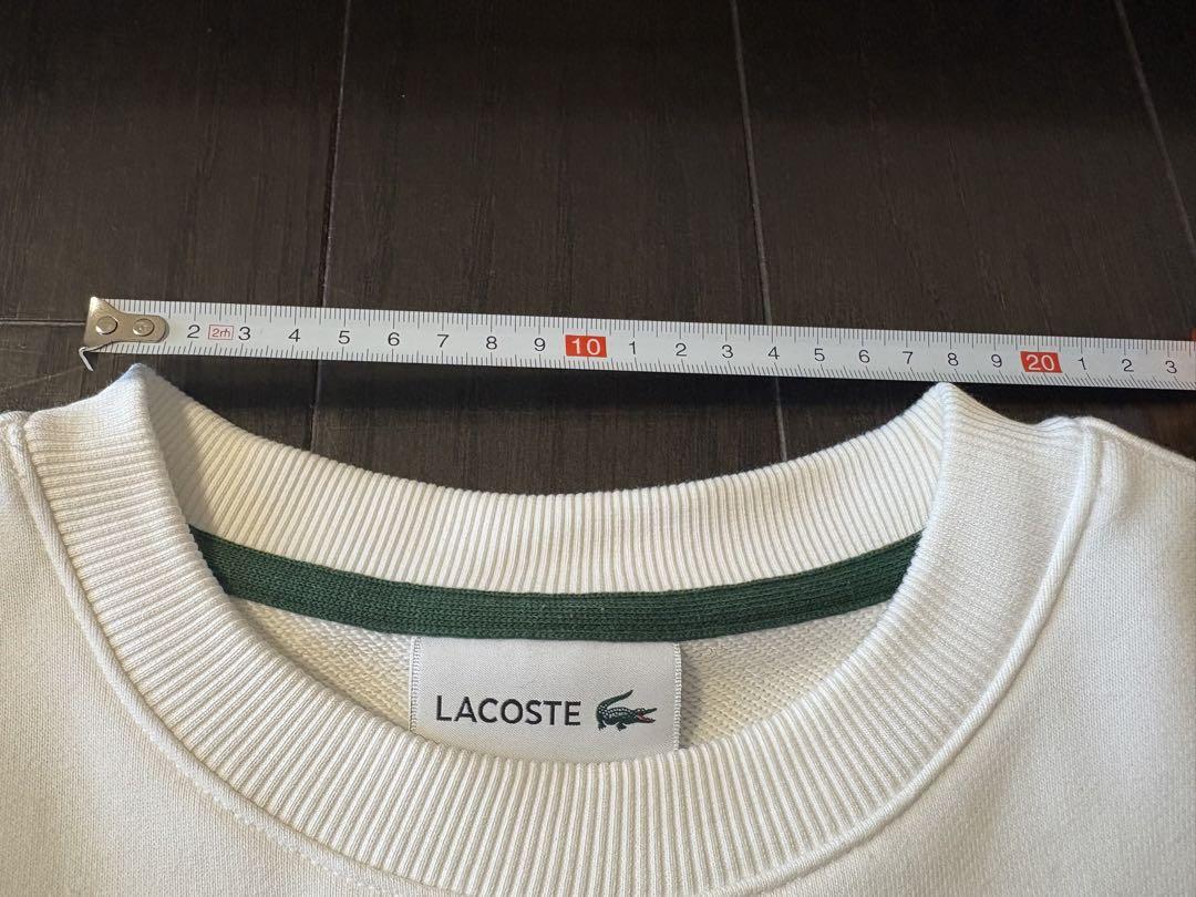 LACOSTE/ラコステ プレミアム 半袖スウェット クルーネック
