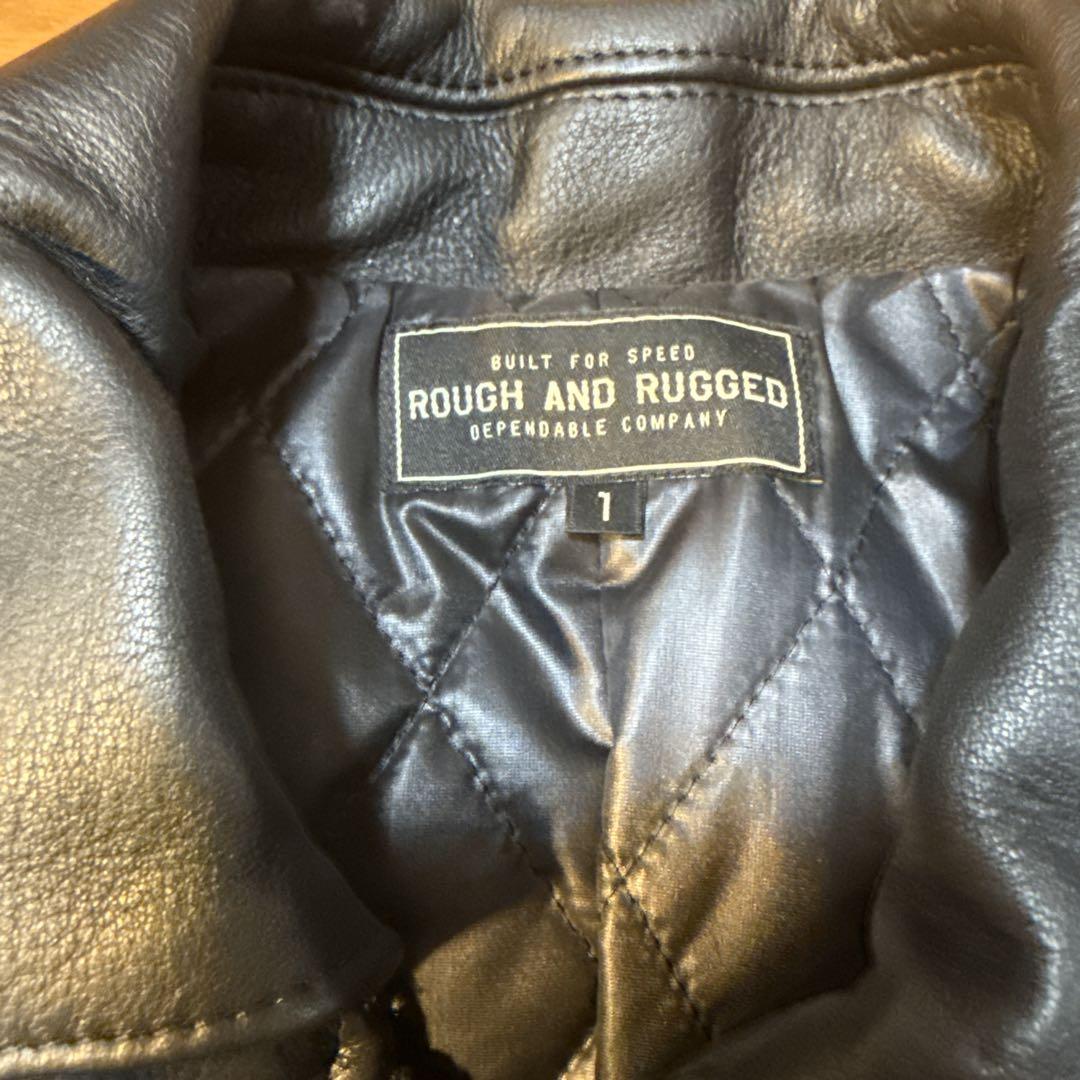 ROUGH AND RUGGED レザージャケット サイズ1