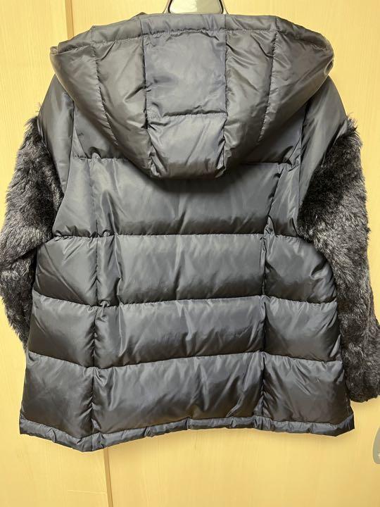 値下げ❣️ふ[新品]カオンレディースダウンジャケット紺　S