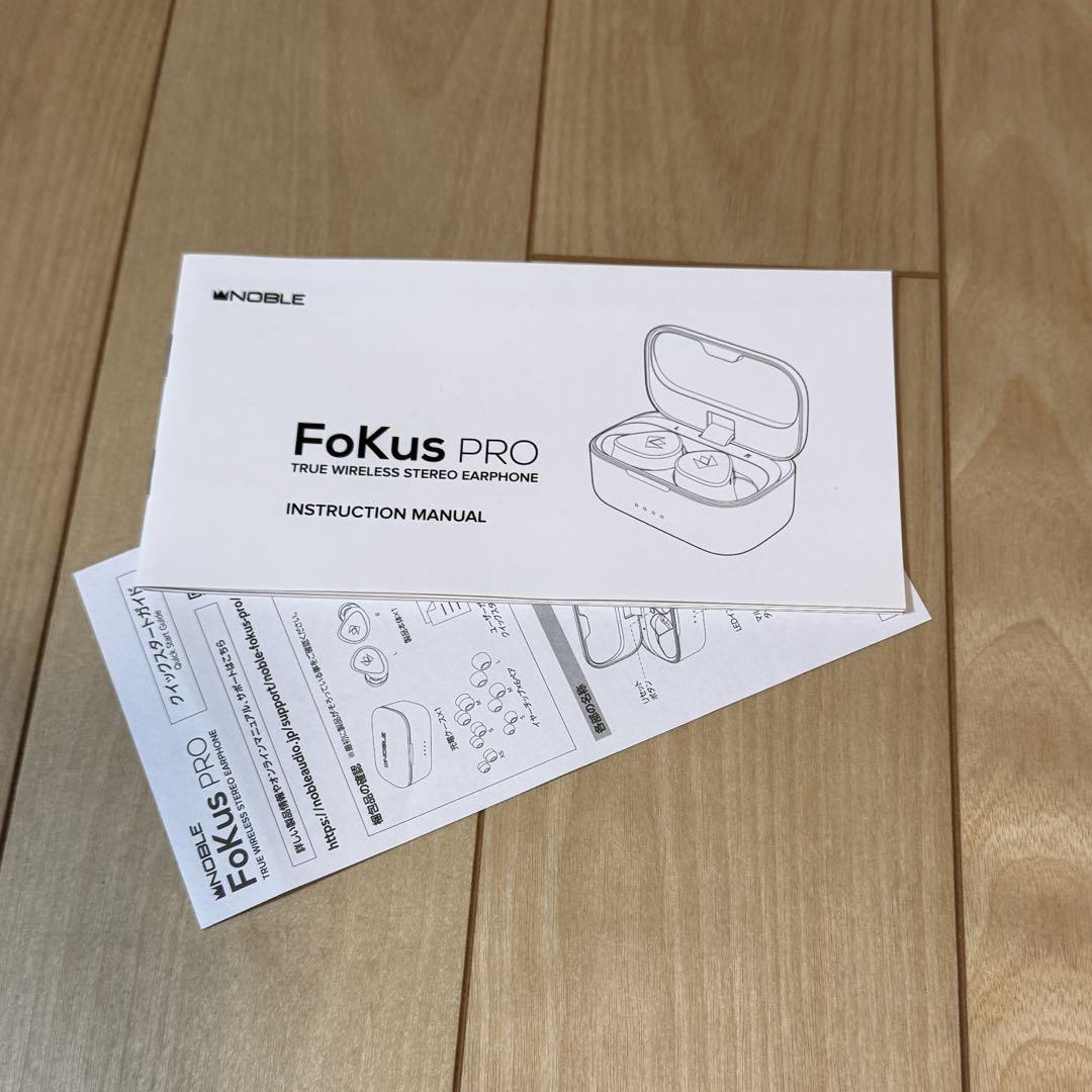 Noble Fokus Pro 完全ワイヤレスイヤフォン