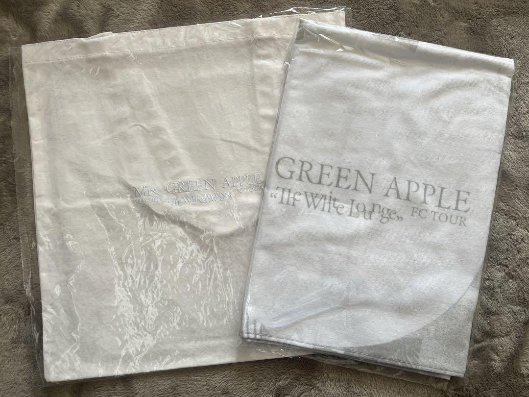 Mrs. GREEN APPLE ホワイトラウンジ タオル トートバッグ