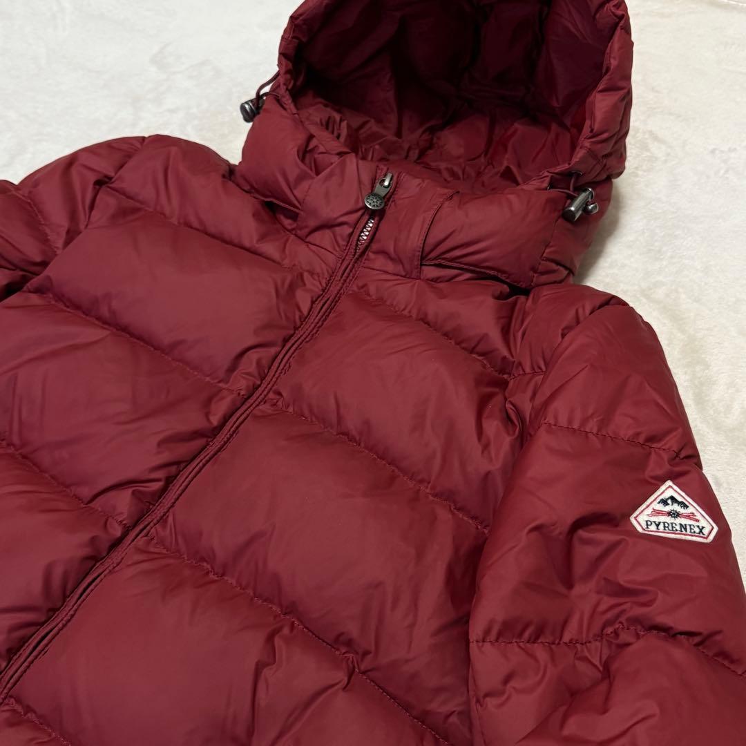美品 ピレネックス ダウンジャケット 赤 S スプートニックジャケット 美品 ピレネックス ダウンジャケット 赤 S スプートニックジャケット