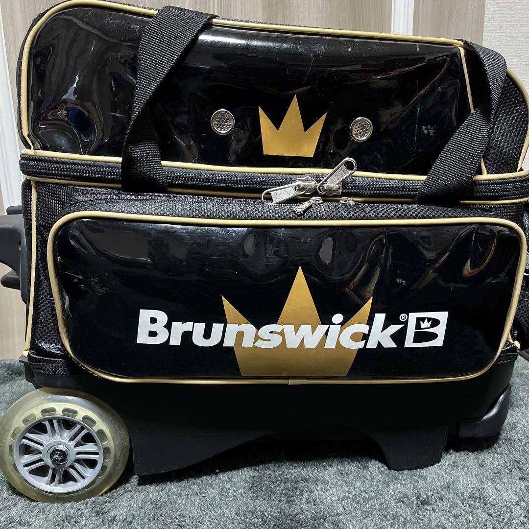 【中古】Brunswick ボウリングバッグ　2ボール用