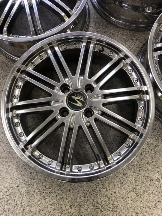 メッキタイプ 16x5.5j +48 100 4本