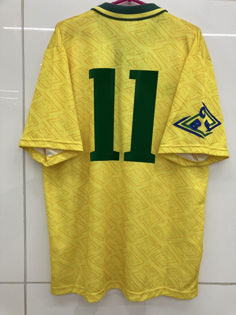 いラインアップ 1992 ブラジル代表 ロマーリオ 紙タグ アンブロオフィシャル ウェア