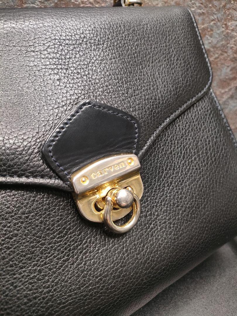 美品】カルヴェン ヴィンテージ 2way レザー ショルダーバッグ