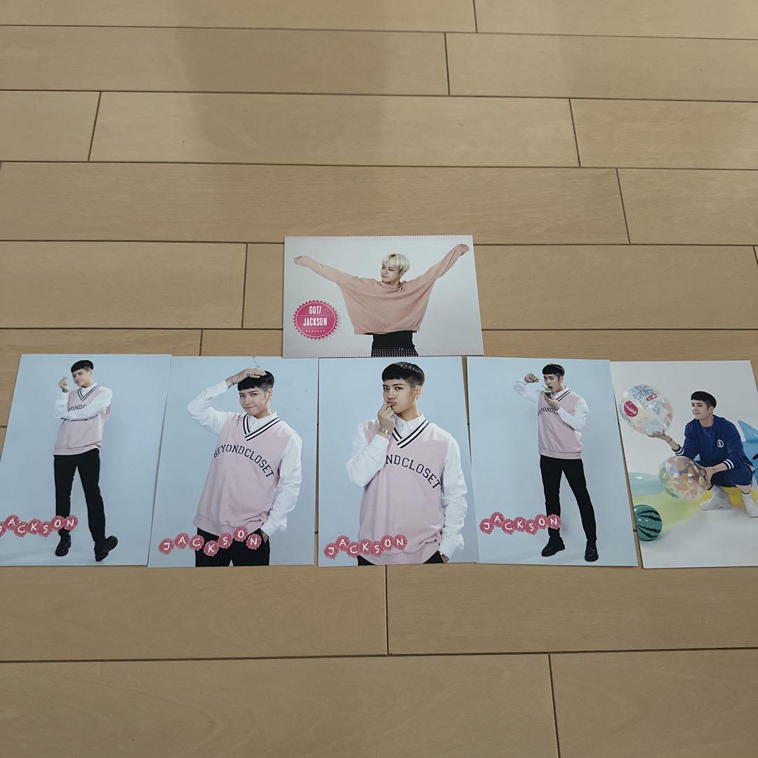 GOT7グッズまとめ　ジャクソン　トレーディングカード　クリアファイル　缶バッジ