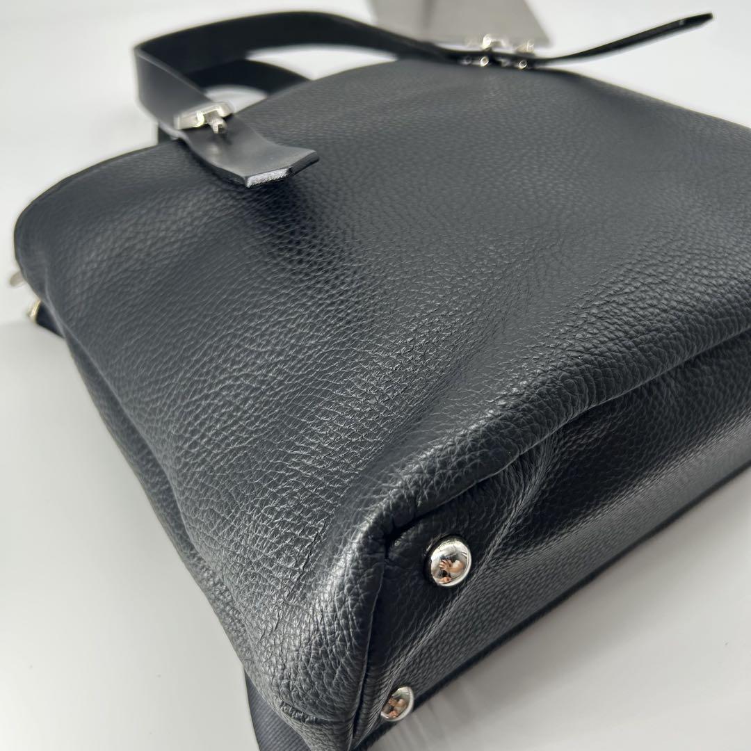 美品✨カツユキコダマ 2way レザー ハンドバッグ ショルダーバッグ ブラック 美品✨カツユキコダマ 2way レザー ハンドバッグ ショルダー