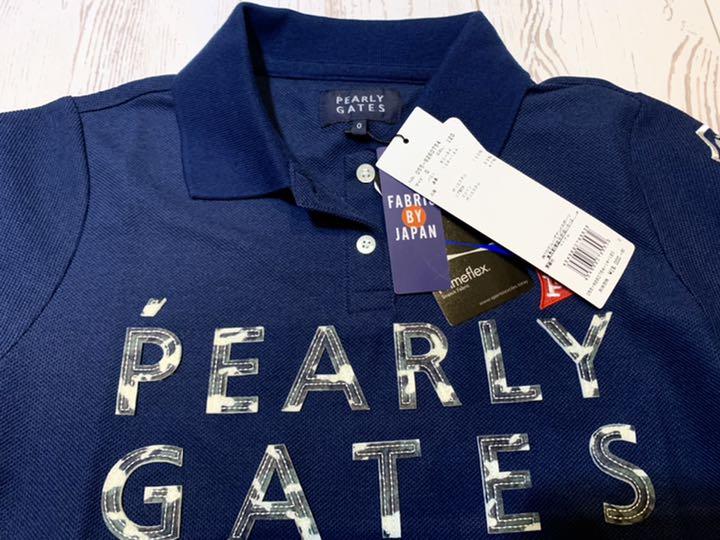 送料無料◆2025新品  新品未使用タグ付 PEARLYGATES 30周年 サイズ0 レディースウェア