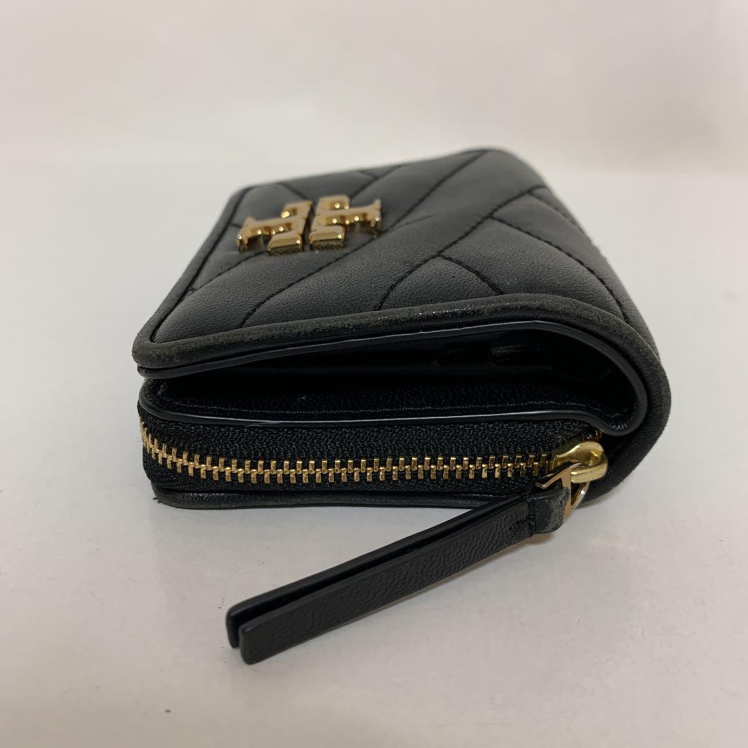 ければ トリーバーチ ミニ 財布 KIRA CHEVRON キルティング ブラック 中古 jWKyM-m84982781229 いです
