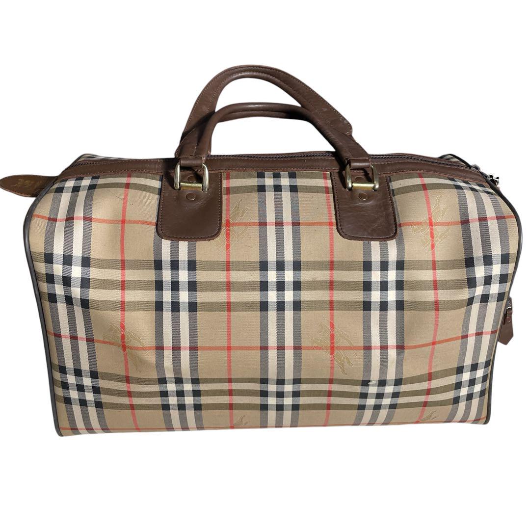 希少✨ バーバリー Burberrys チェック ボストンバッグ ✨BURBERRY✨バーバリー ボストンバッグ ノバチェック ベージュ
