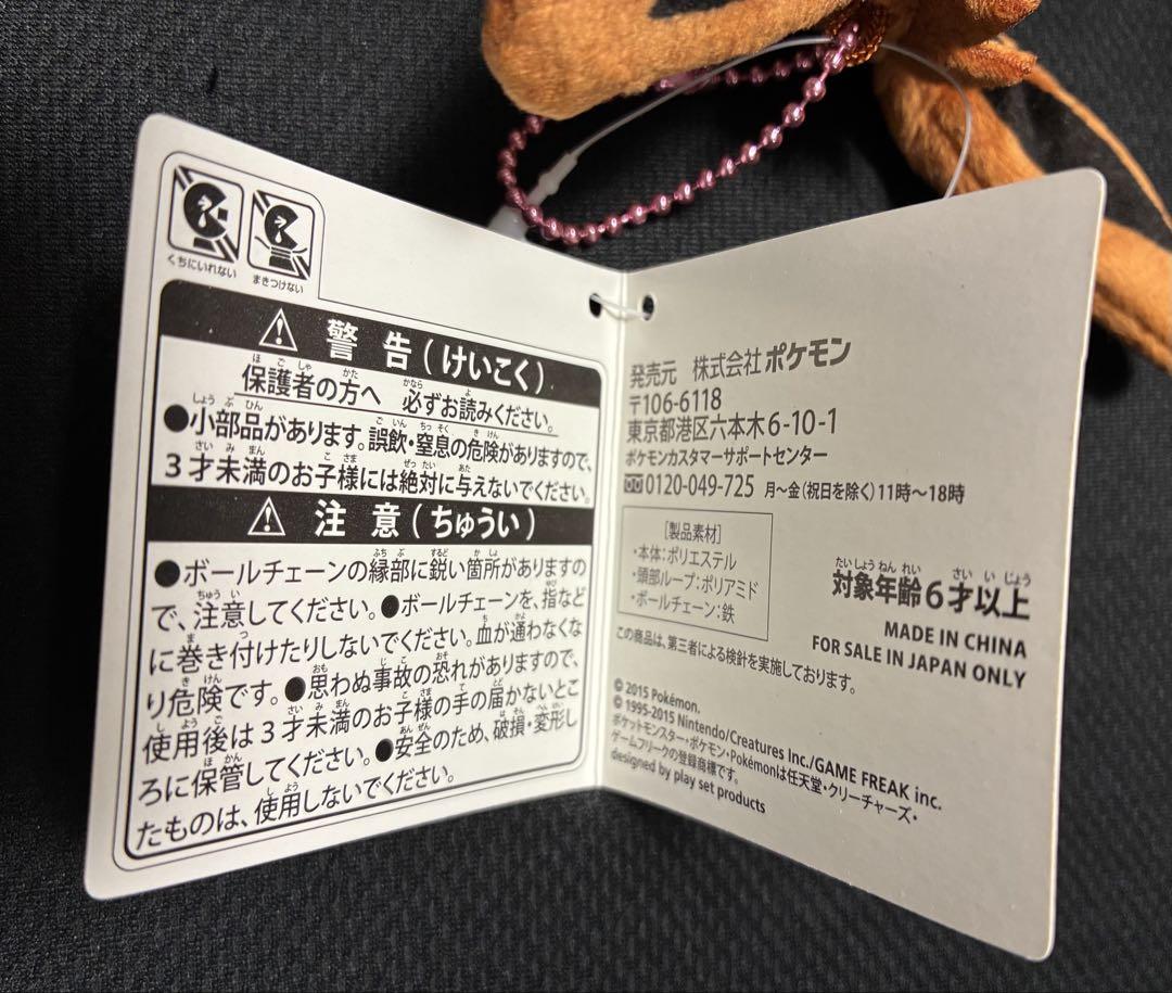 【新品タグ付き】ポケモンセンター Pokemon timeマスコット イーブイ
