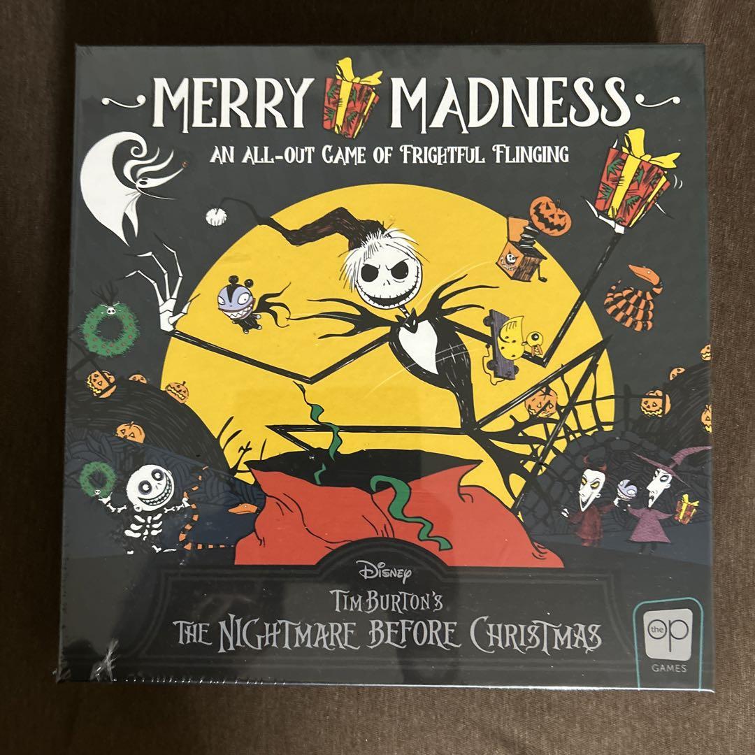 ボードゲーム『ナイトメア・ビフォア・クリスマス メリーマッドネス』新品未開封