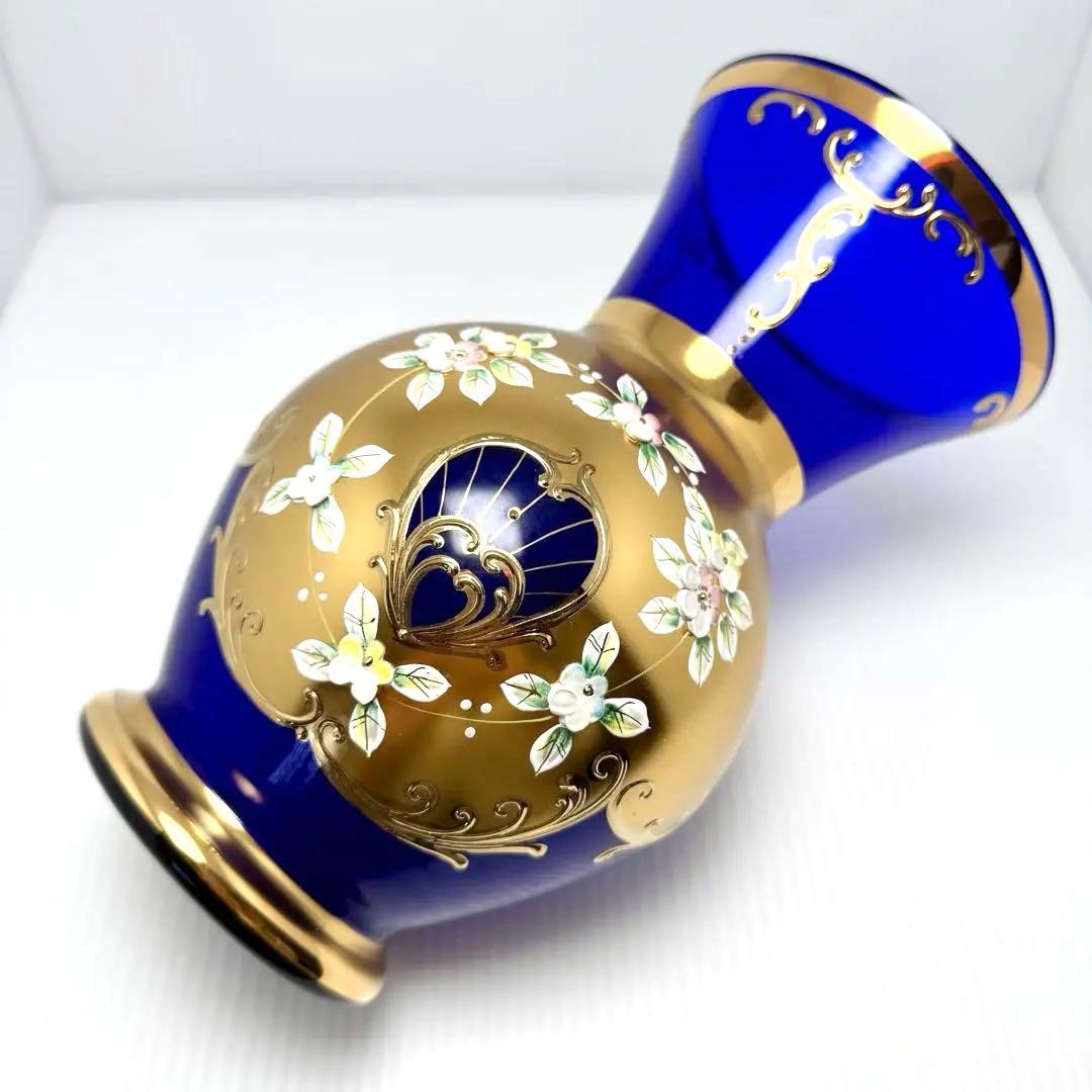 ボヘミアンガラス 金彩