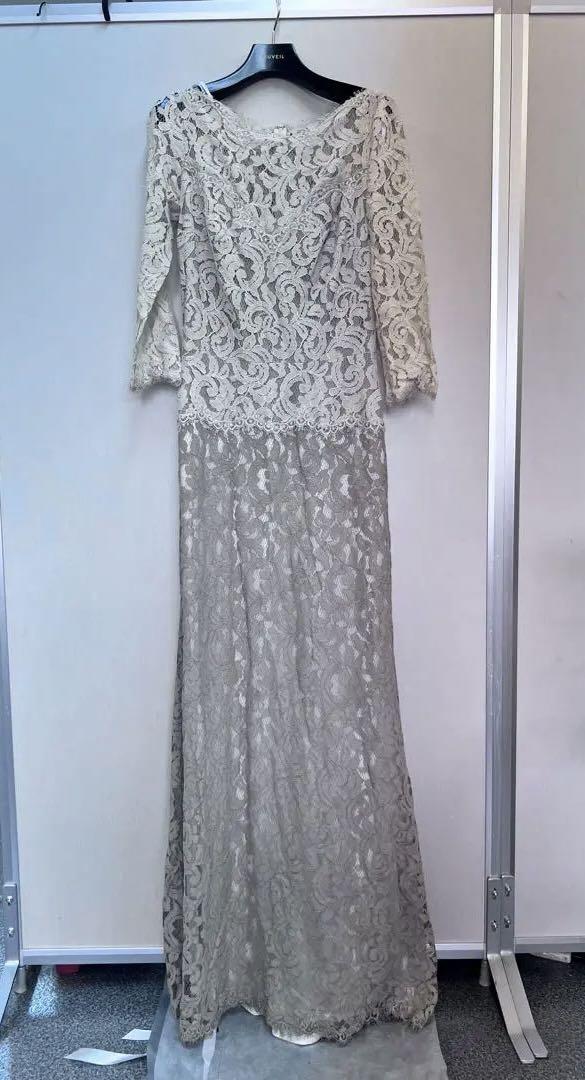 TADASHI SHOJI タダシ ショウジ ドレス ツートーン花柄レース