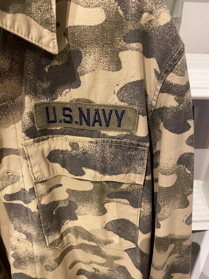 AVIREX 迷彩柄 U.S. NAVYジャケット 2XL