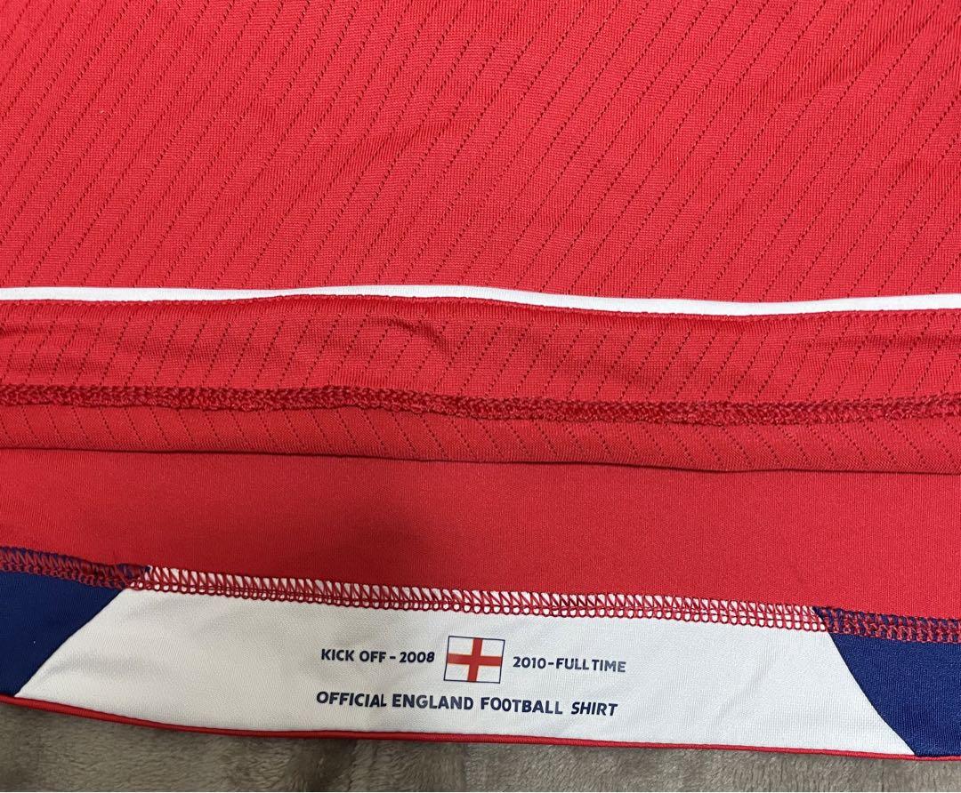 サッカーイングランド代表 ユニフォーム ゲームシャツ 長袖 刺繍ロゴ アンブロ